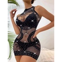 BODYSTOCKING VESTIDO SENSUAL KALISHA - IMPORTAÇÃO 015