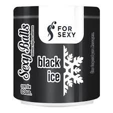 [000309] SEXY BALLS BLACK ICE 3 UNIDADES - FORSEXY