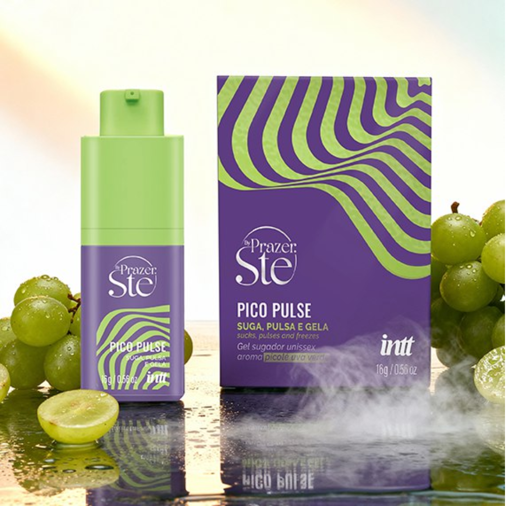 PICO PULSE GEL SUGADOR UNISSEX UVA VERDE 16G PRAZER BY STE - INTT