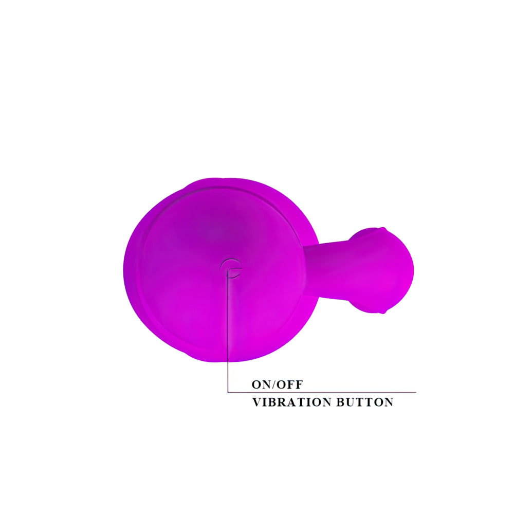 VIBRADOR COM ESTIMULADOR DE CLITÓRES E 10 MODOS DE VIBRAÇÃO - PRETTY LOVE 014292