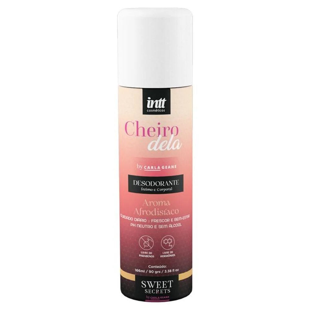 CHEIRO DELA DESODORANTE ÍNTIMO E CORPORAL BY CARLA GEANE 166ML - INTT