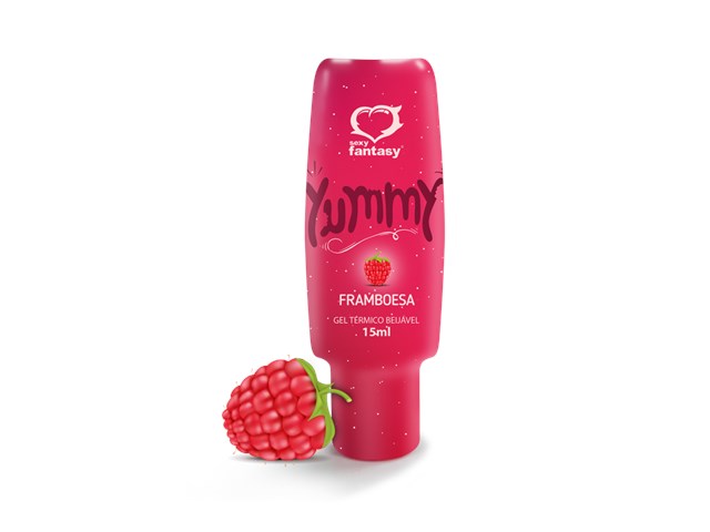 YUMMY FRAMBOESA GEL COMESTÍVEL 15ML - SEXY FANTASY