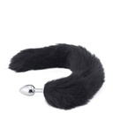 PLUG ANAL COM RABO DE RAPOSA PRETO - IMPORTAÇÃO AP085
