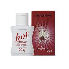 [000115] HOT MORANGO ÓLEO CORPORAL SENSAÇÃO QUENTE 20ML - SOFISTICATTO