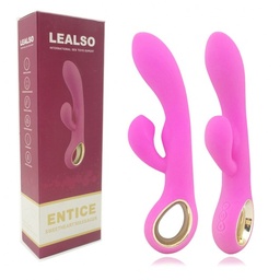 [000159] VIBRADOR RECARREGÁVEL E ESTIMULADOR PONTO G - LEALSO MIYA LY002