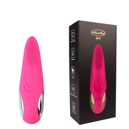 [000208] VIBRADOR EM FORMATO DE LÍNGUA COM CERDAS MASSAGEADORAS SOBE E DESCE - 180306