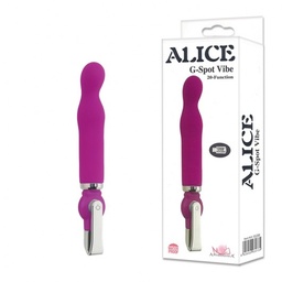 [000306] VIBRADOR PONTO G COM 20 MODOS DE VIBRAÇÃO - ALICE VB041