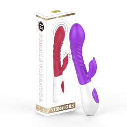 [000308] VIBRADOR COM ESTIMULADOR DE CLITÓRIS E PONTO G COM 12 MODOS DE VIBRAÇÃO - PG092