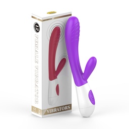 [000312] VIBRADOR COM ESTIMULADOR DE CLITÓRIS E PONTO G COM 12 MODOS DE VIBRAÇÃO - PG093