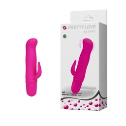 [000317] VIBRADOR PONTO G COM ESTIMULADOR CLITORIANO E 10 MODOS DE VIBRAÇÃO - MV016A