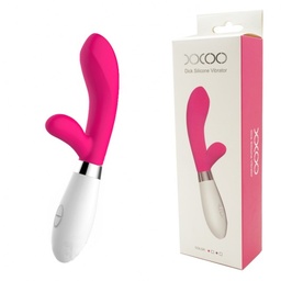 [000357] VIBRADOR COM ESTIMULADOR CLITORIANO E PONTO G E 10 MODOS DE VIBRAÇÃO - PG039