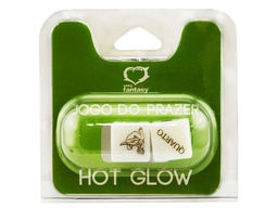 [000409] DADO JOGO DO PRAZER HOT GLOW 2 UNIDADES - SEXY FANTASY BR007