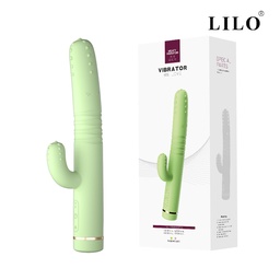 [000743] VIBRADOR PONTO G EM FORMATO DE CACTO COM 10 MODOS DE VIBRAÇÃO E 7 MODOS VAI E VEM - LILO PG113